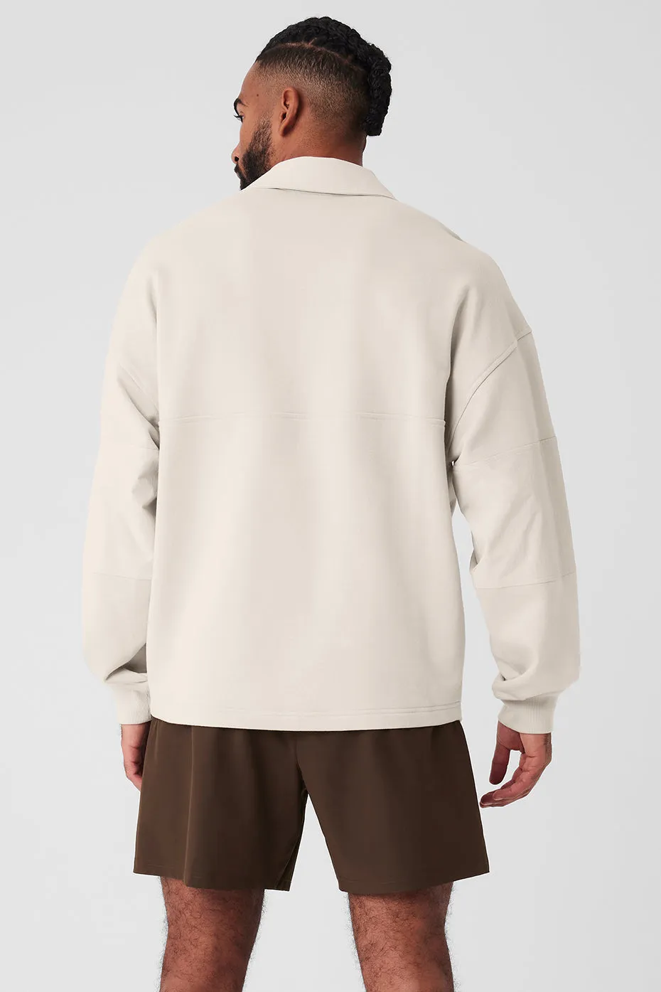 MIXMATCH RUGBY SWEATSHIRT  BONE