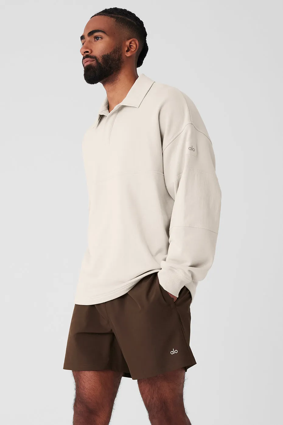 MIXMATCH RUGBY SWEATSHIRT  BONE
