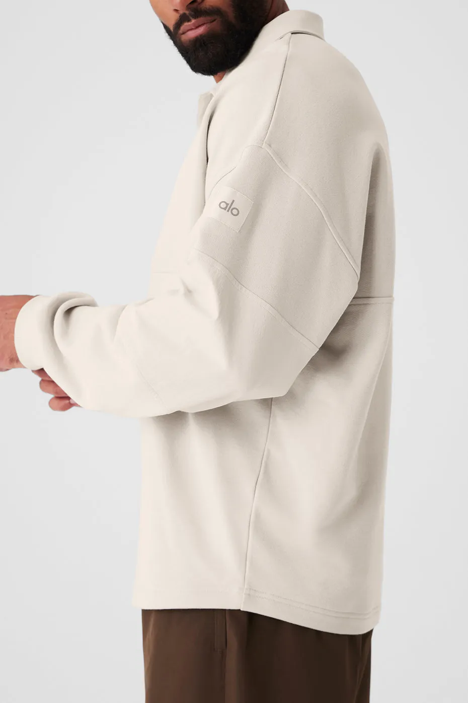MIXMATCH RUGBY SWEATSHIRT  BONE