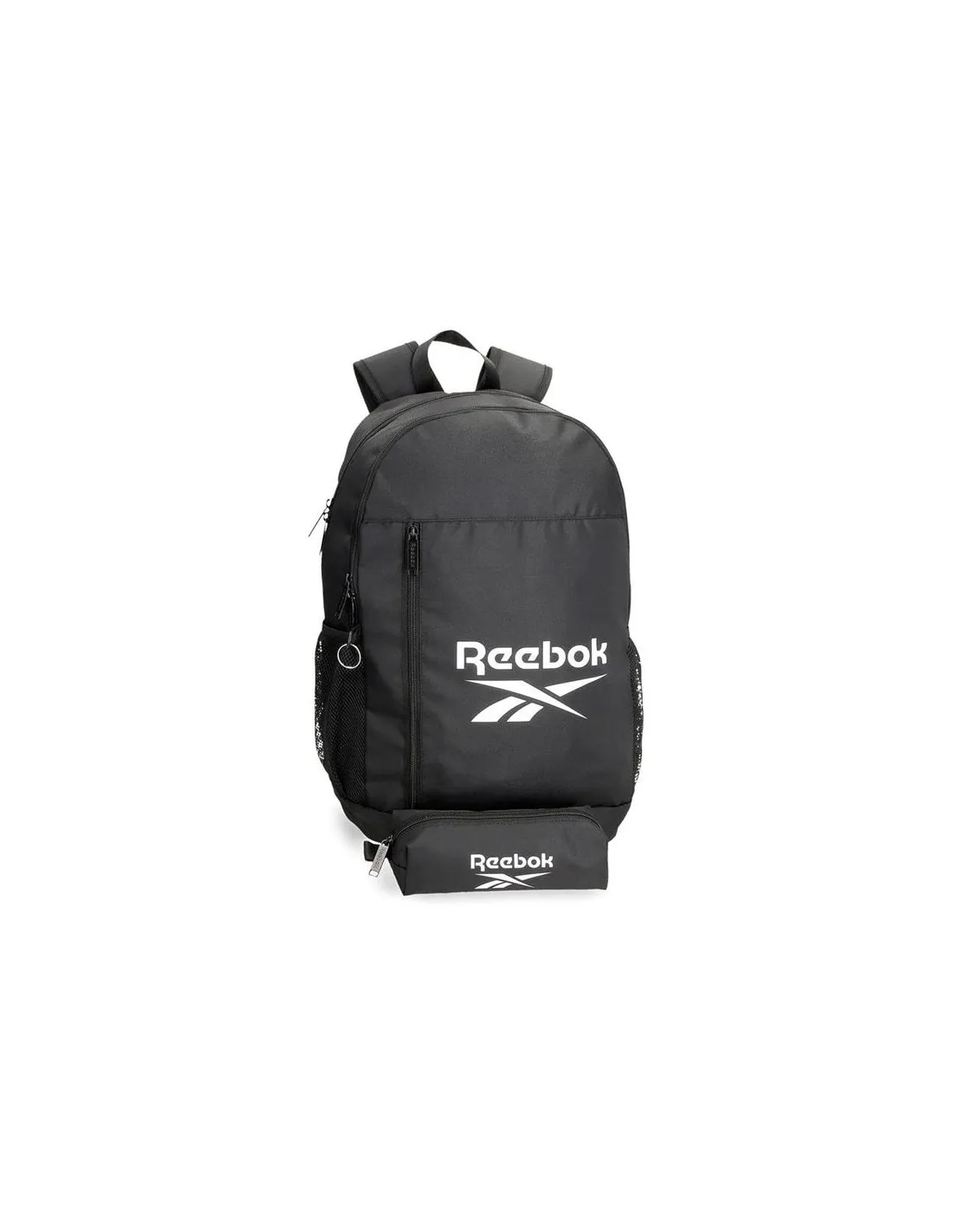 Mochila dos compartimentos Reebok Ashland + estuche 48 cm negro