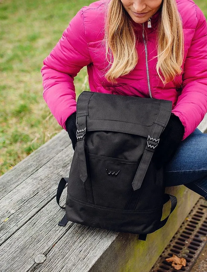MOCHILA VUCH WOODY  BLACK  WOMEN´S