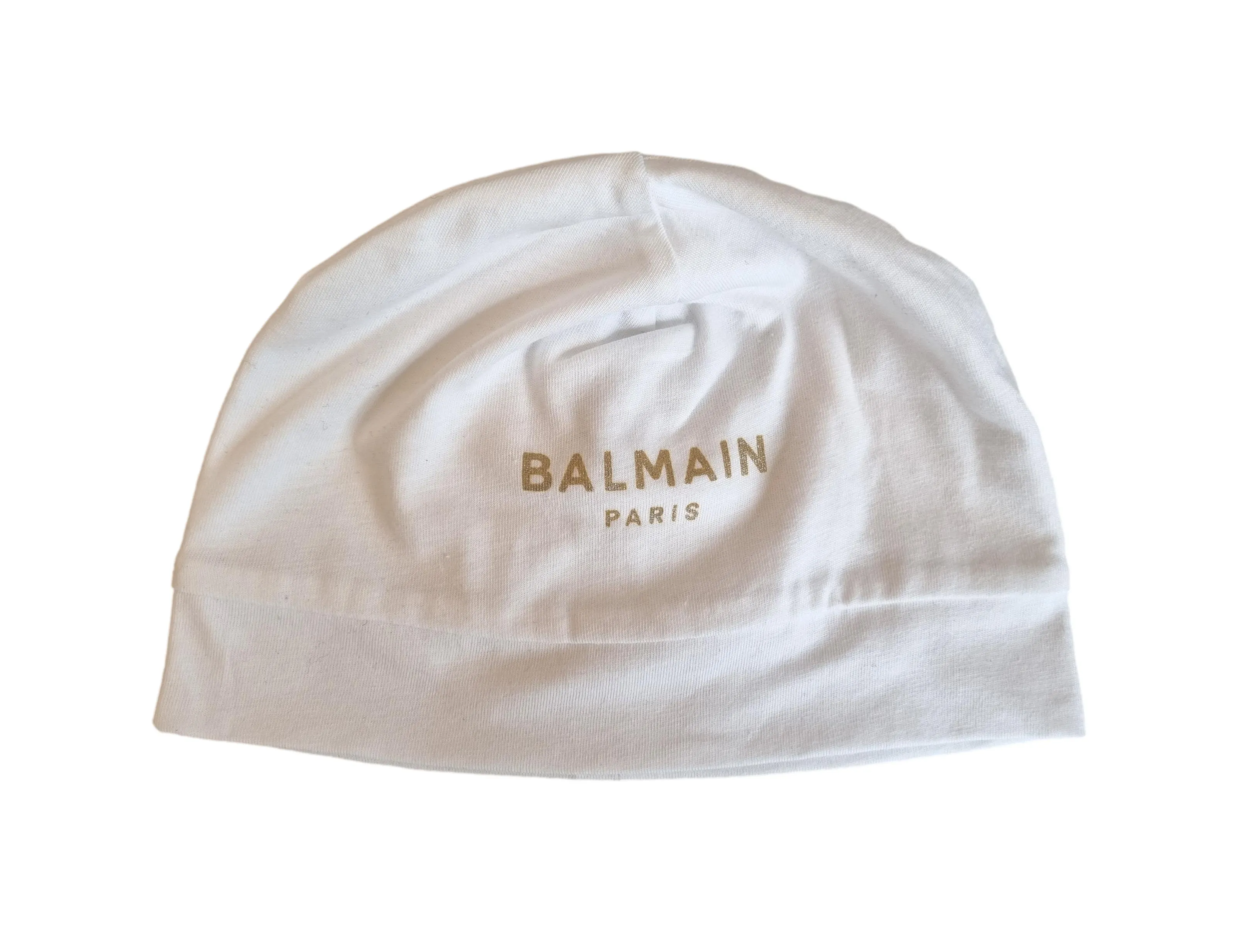 Mono, pelele, gorro y babero para bebé niña Balmain en algodón