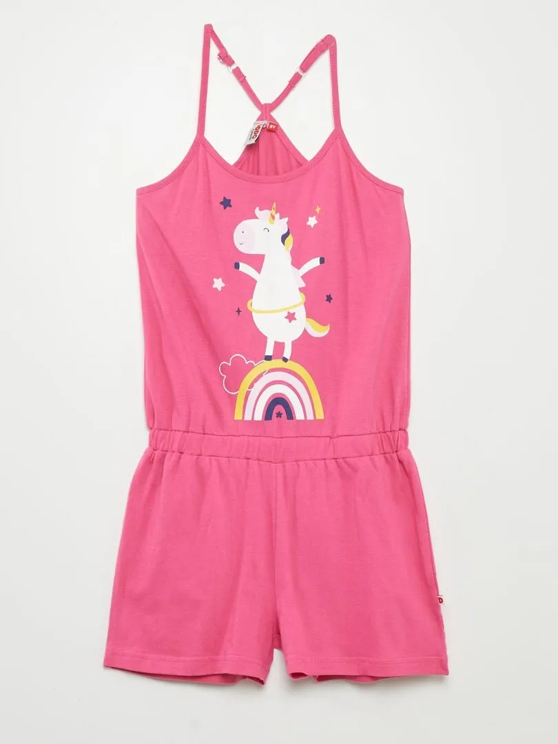 MONO PIJAMA 'UNICORNIO'  ROSA