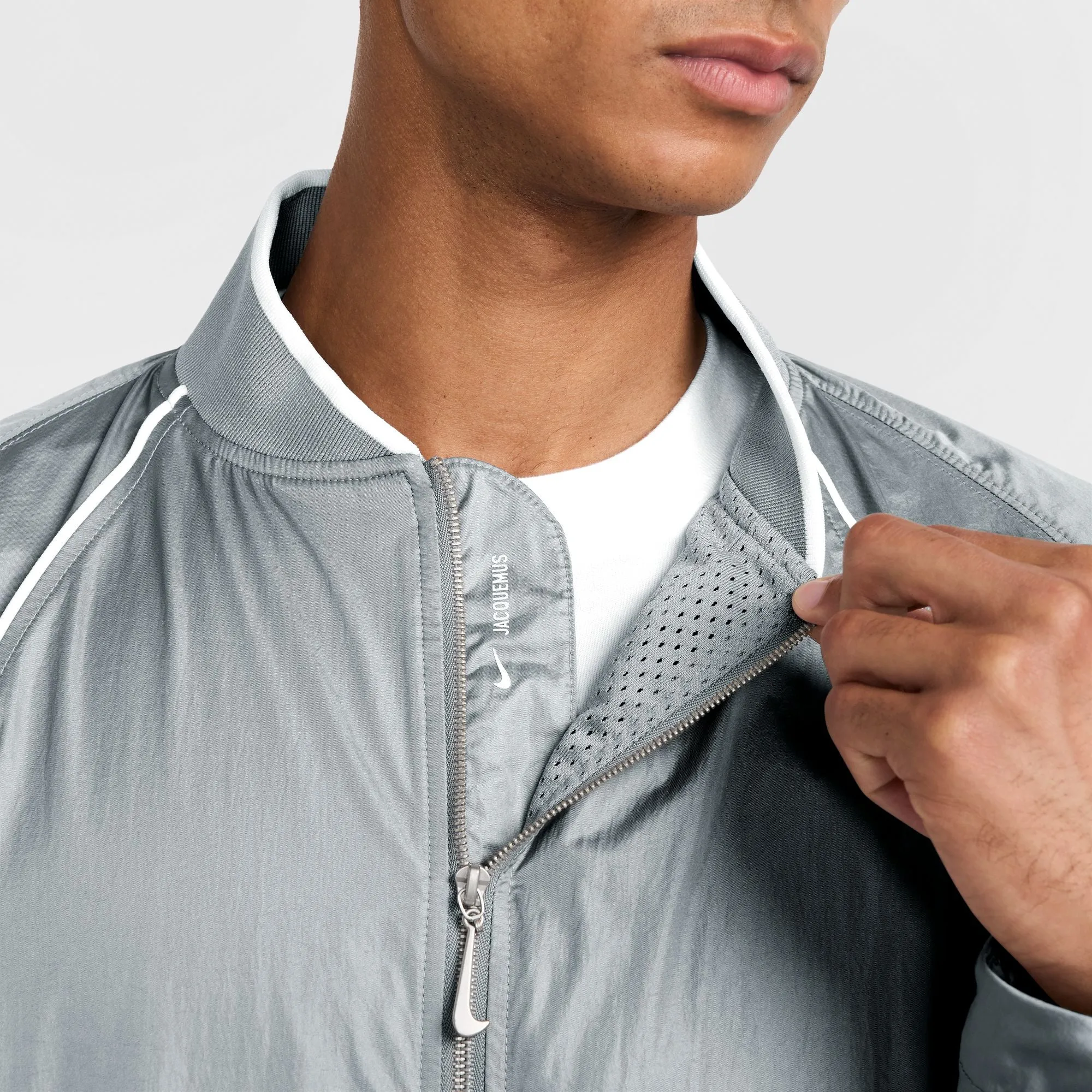 Nike X Jacquemus Track Jacket Particle Grey/White