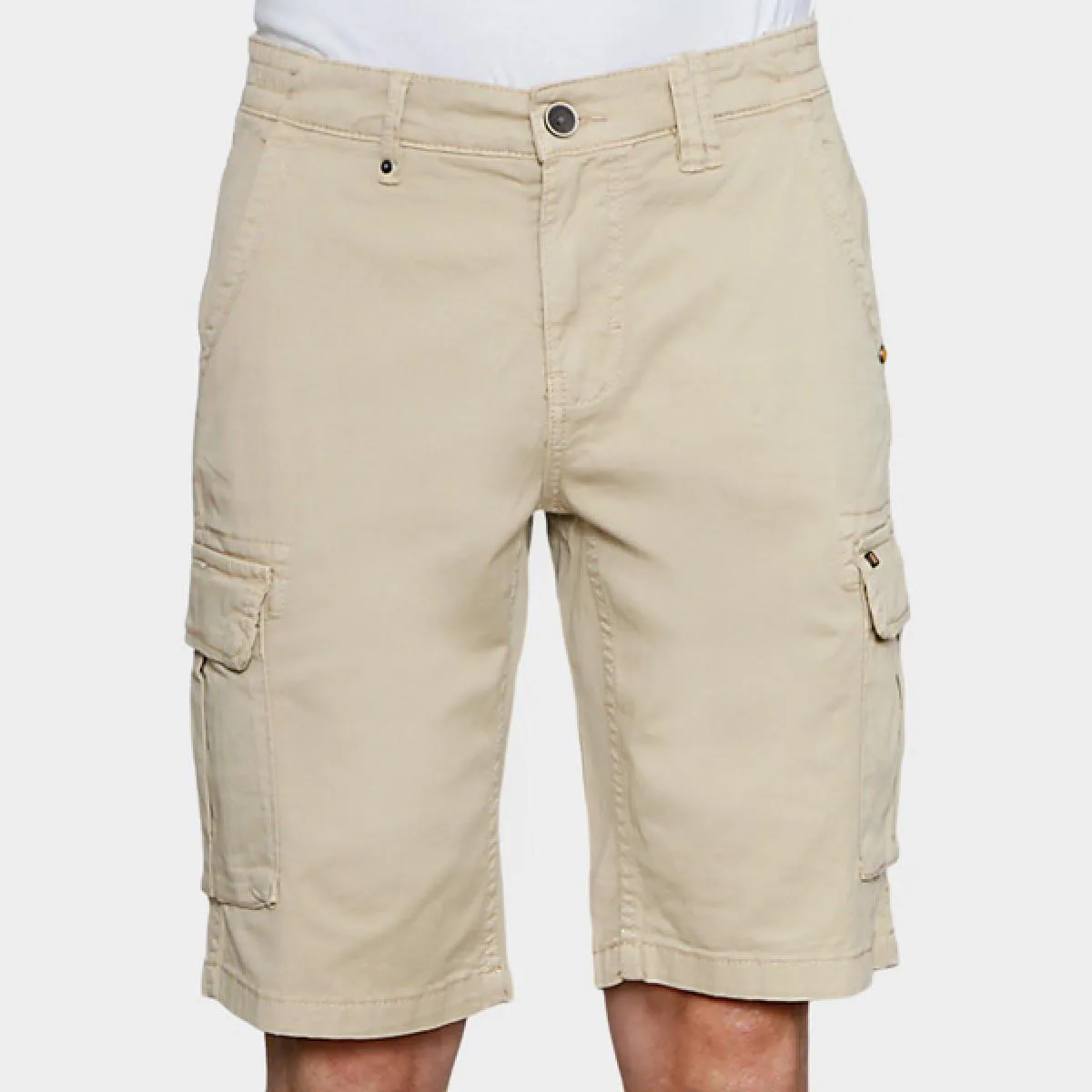 NO EXCESS  BERMUDAS BEIGE