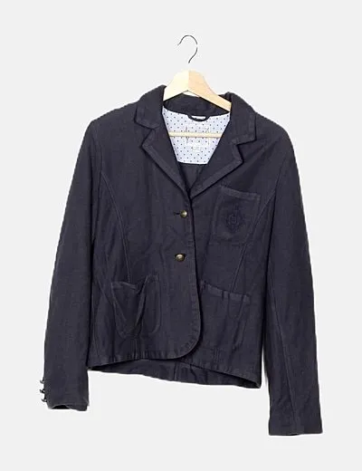 NoName Blazer azul marino