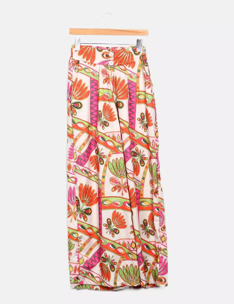 NoName Pantalón estampado multicolor