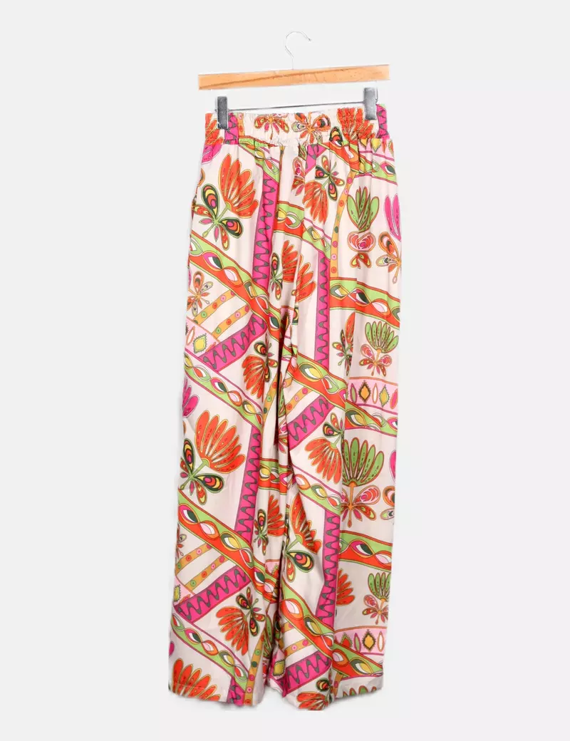 NoName Pantalón estampado multicolor