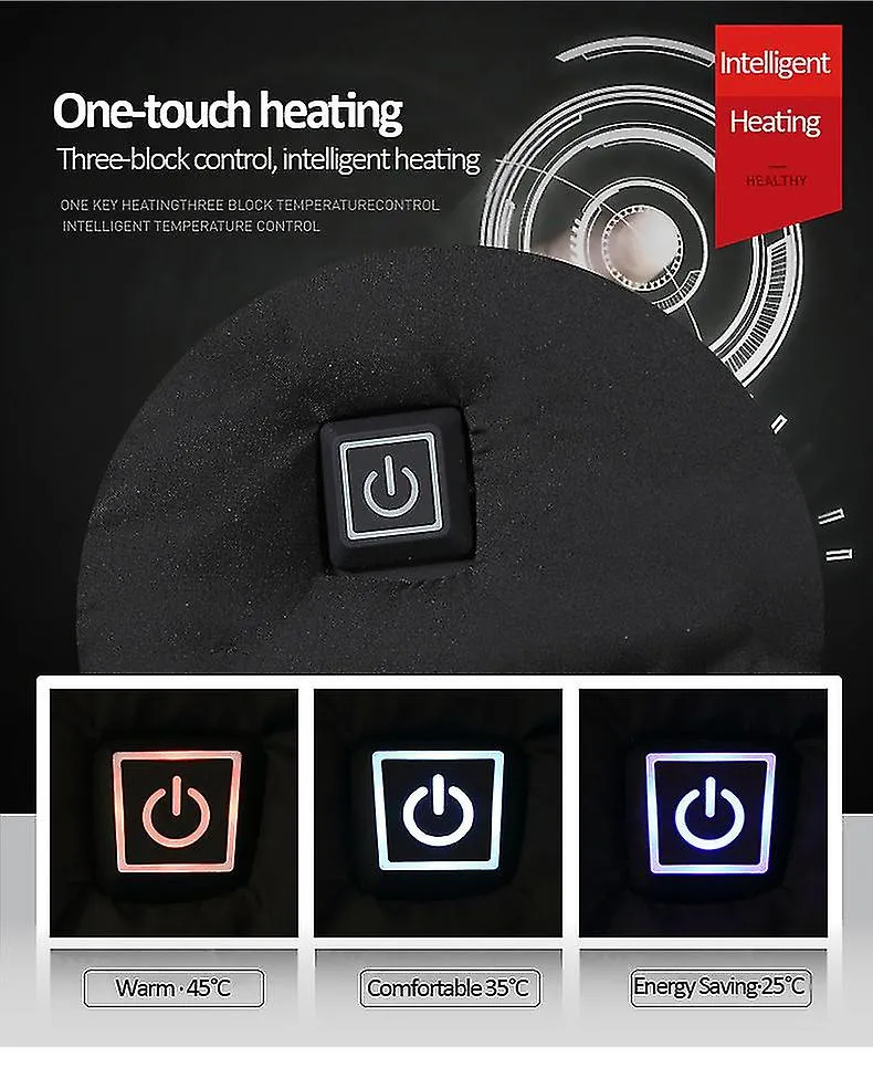 Nuevos hombres Chaquetas térmicas Abrigo al aire libre USB Batería eléctrica Mangas largas Calefacción Chaquetas con capucha Rop