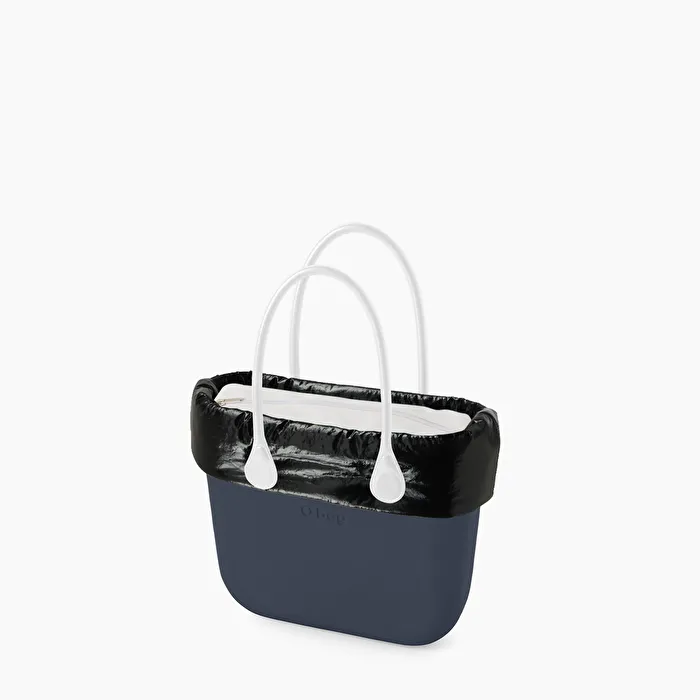 O bag azul marino blanco