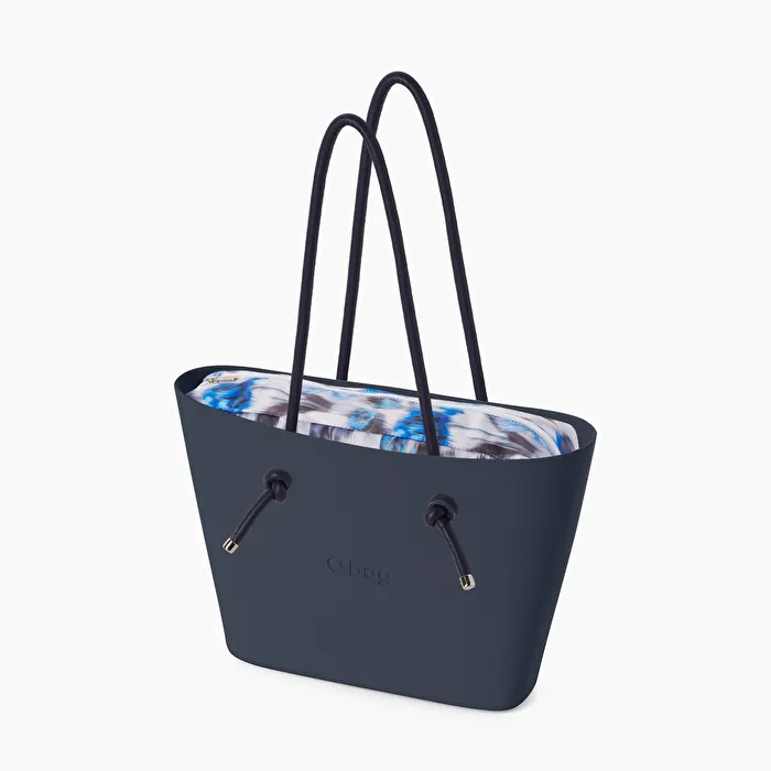O bag urban azul marino y azul imperial