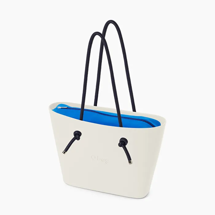 O bag urban leche, azul marino y azul imperial