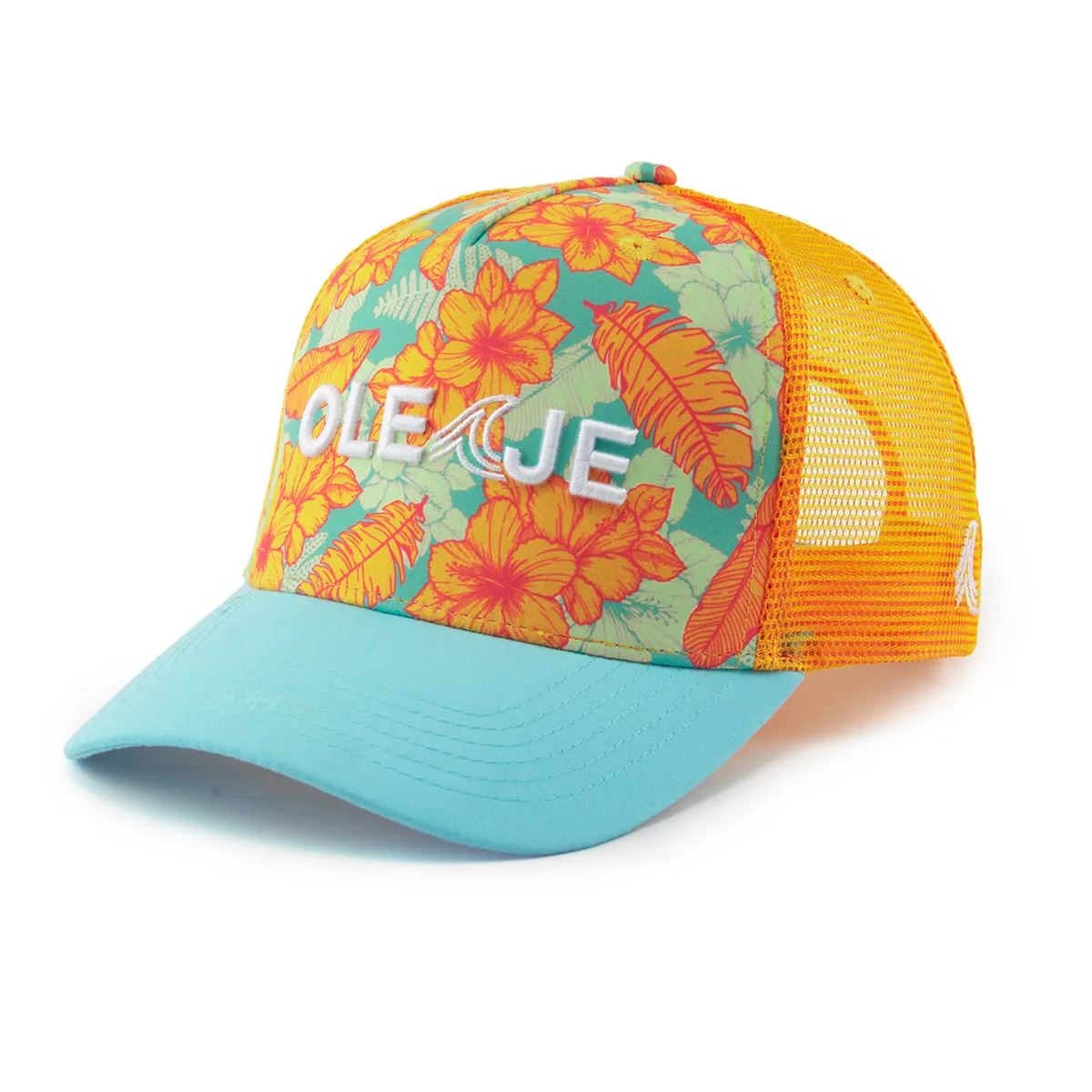 OLEAJE AMAPOLA & LEAF TRUCKER CAP
