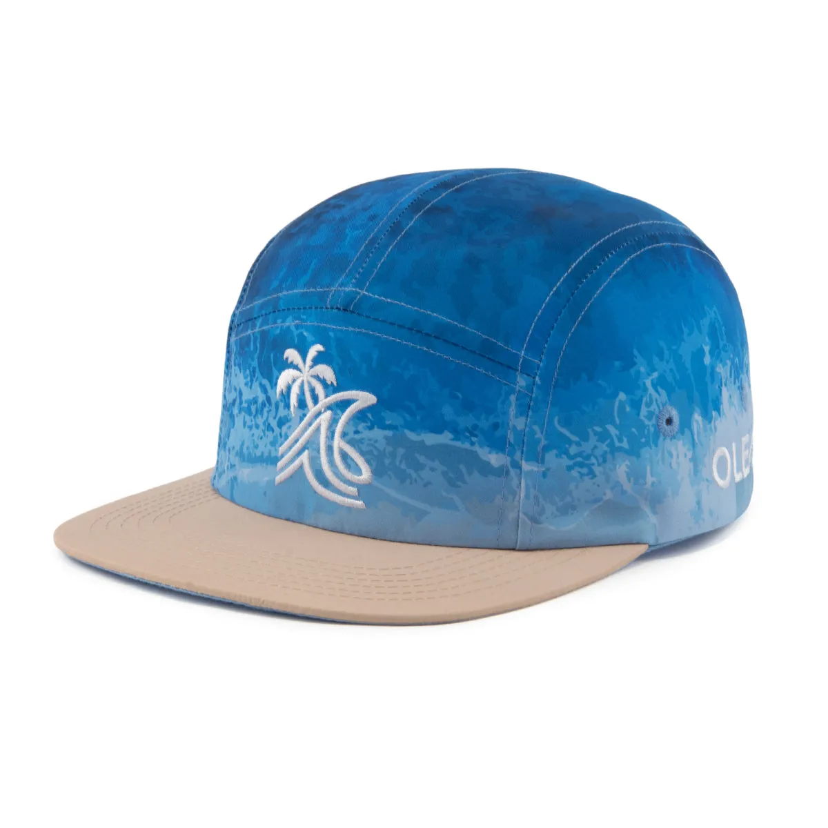 OLEAJE BLUE OCEAN PALM 5 PANEL CAP