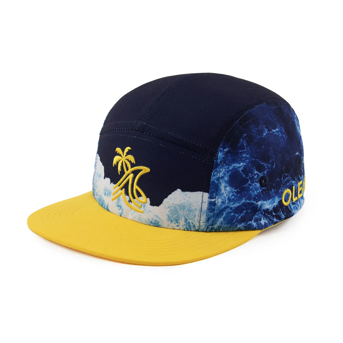 OLEAJE YELLOW PALM COAST 5 PANEL CAP