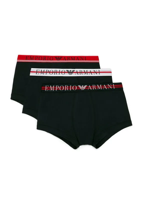Pack Boxers Emporio Armani organic cotton en azul marino