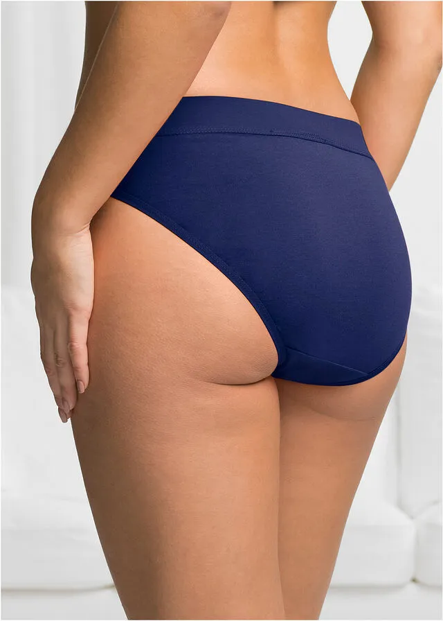 Pack de 10 bragas Varios colores + gris claro jaspeado