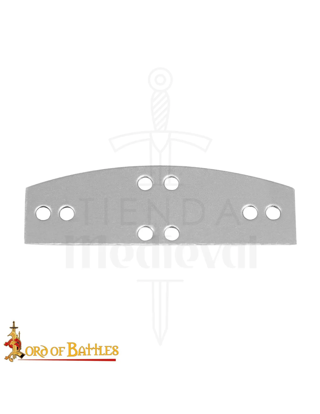 Pack de 100 placas acero para armadura lamelar vikinga Visby