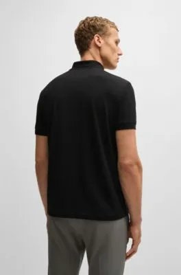 PADDY STRETCHCOTTON POLO SHIRT WITH LOGO DETAIL