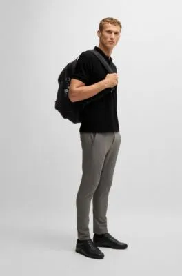 PADDY STRETCHCOTTON POLO SHIRT WITH LOGO DETAIL