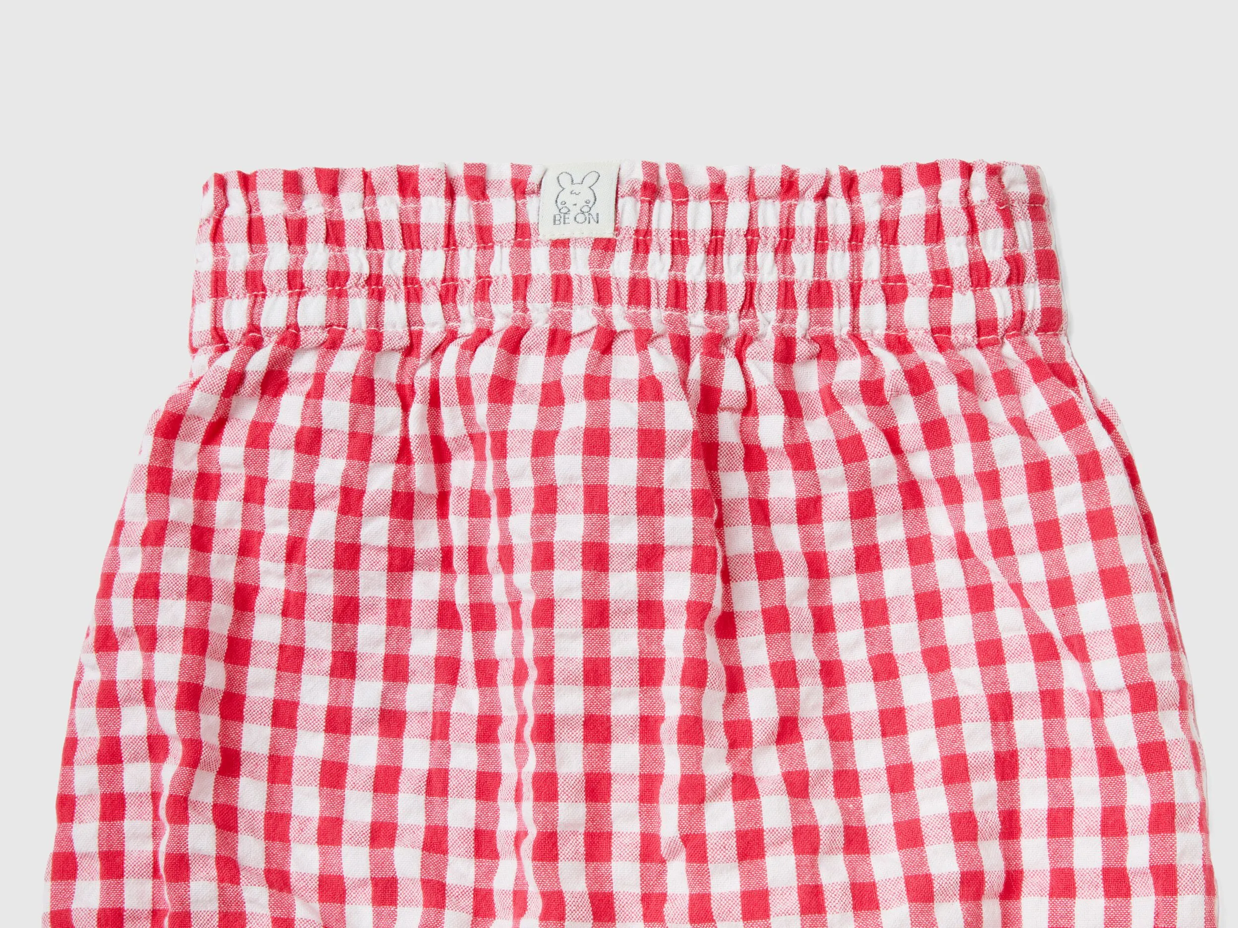 Pantalón corto de vichy