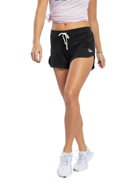 pantalon corto reebok negro mujer