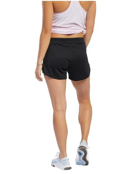 pantalon corto reebok negro mujer