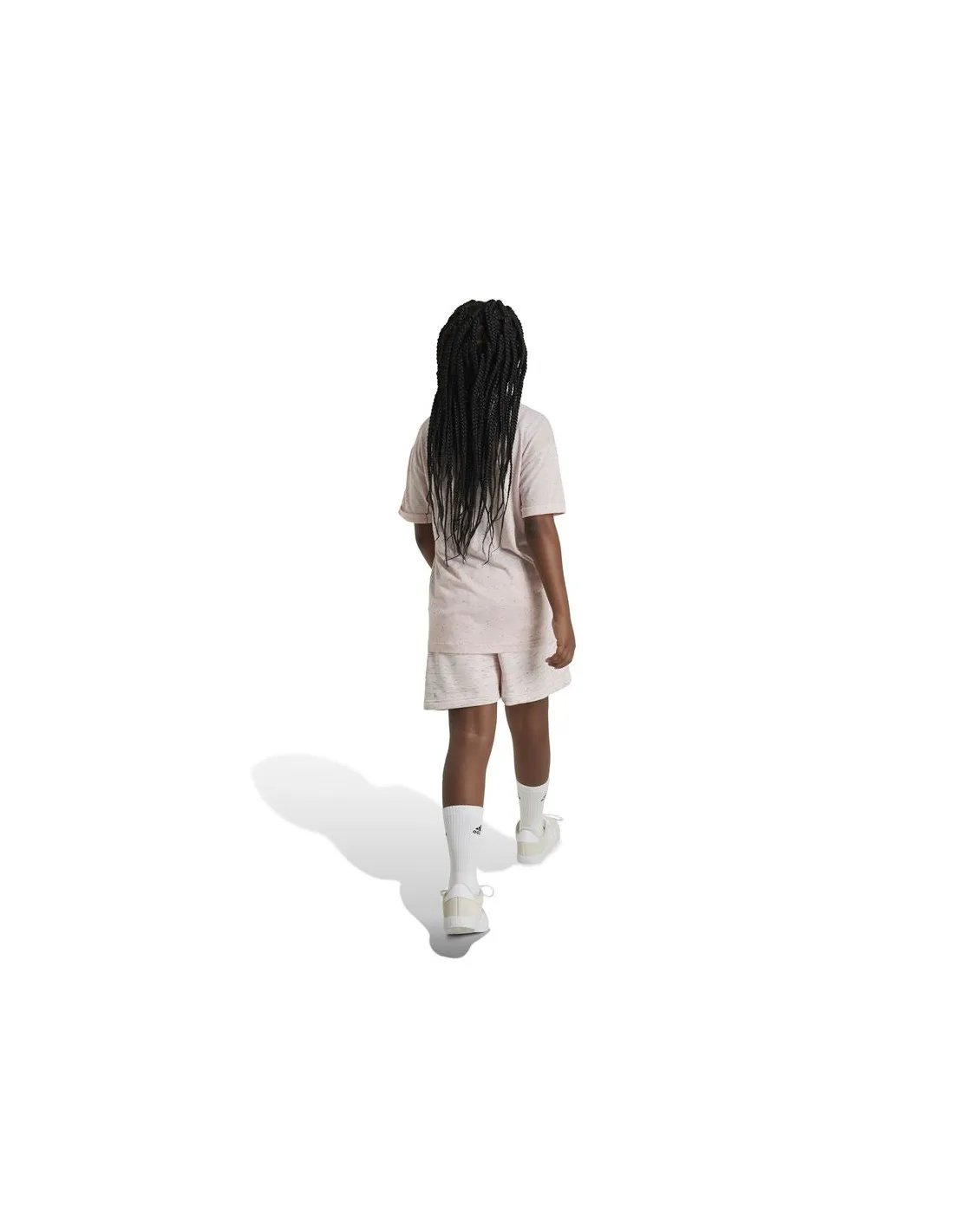 Pantalones adidas Future Icons Big Logo Shorts Niña Rosa