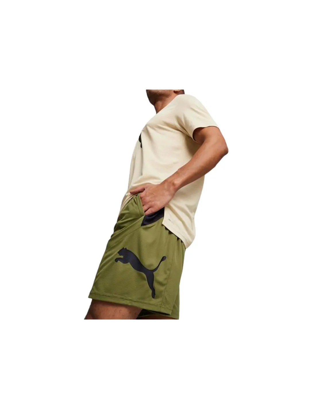 Pantalones de Fitness Puma Train Fav Cat Knit 8 Hombre Verde