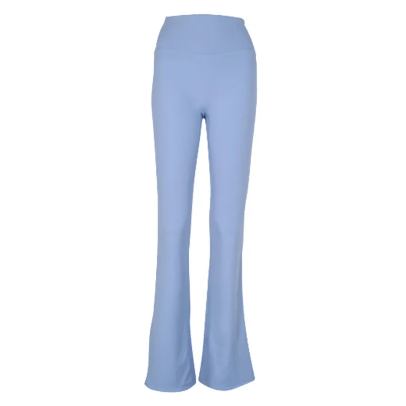 PANTALONES DE YOGA DE YOGA DE MUJERES GROOVE SUMMER LADIES HIGH WINIST FIT SLIM BELLY BELLBOTTOM SHOW LEGS LONG YOGA FITNESS NE