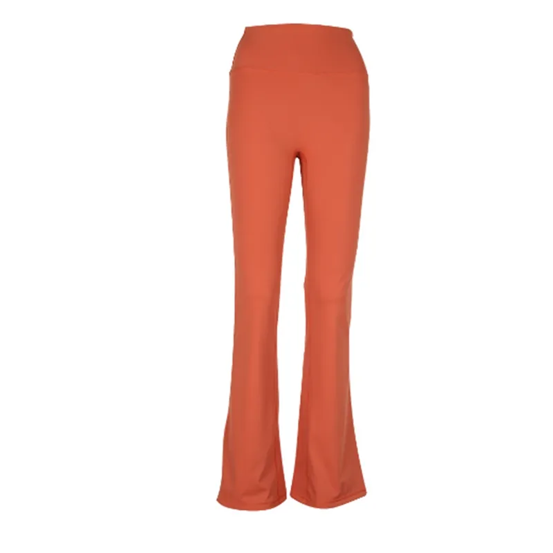 PANTALONES DE YOGA DE YOGA DE MUJERES GROOVE SUMMER LADIES HIGH WINIST FIT SLIM BELLY BELLBOTTOM SHOW LEGS LONG YOGA FITNESS NE