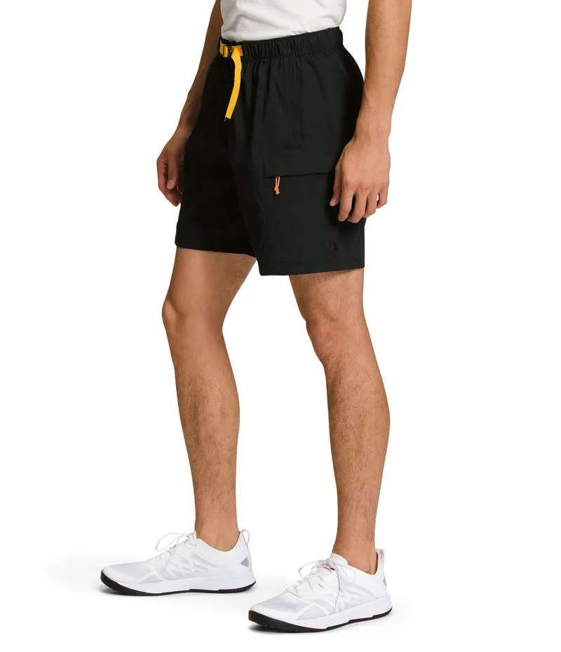Pantaloneta Class V Belted Negra y Amarillo Hombre The North Face