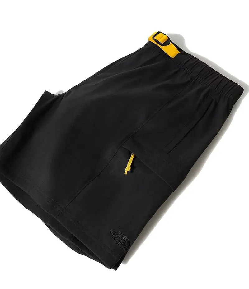 Pantaloneta Class V Belted Negra y Amarillo Hombre The North Face