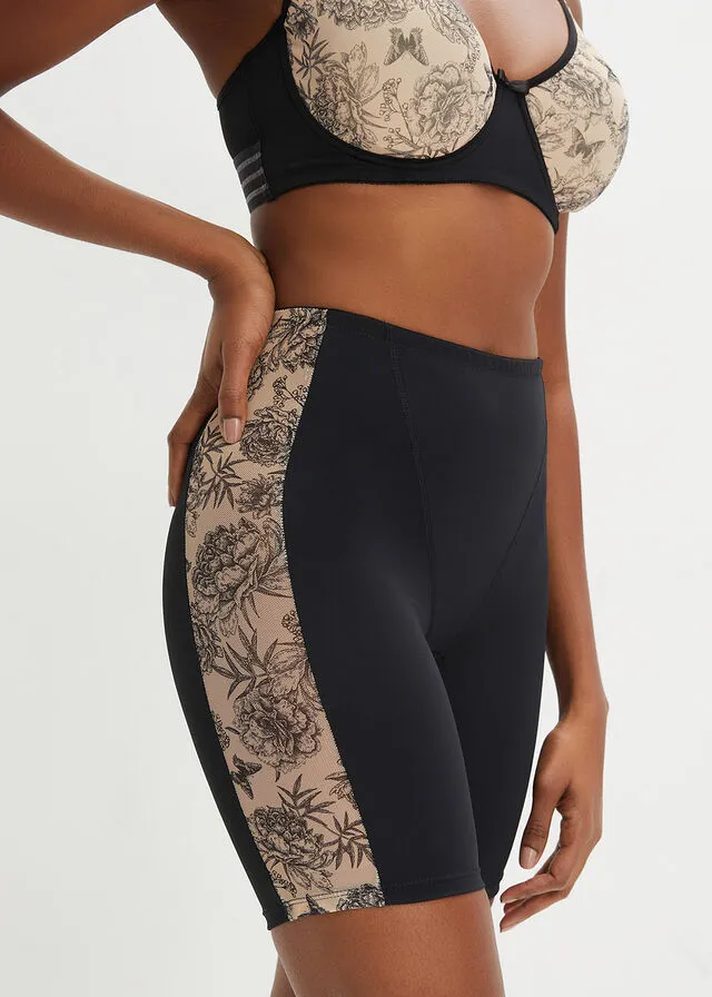 Pantalón ciclista con efecto moldeador ligero Negro