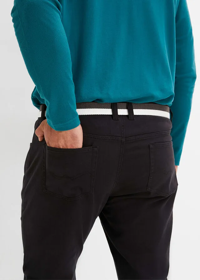 Pantalón elástico Negro