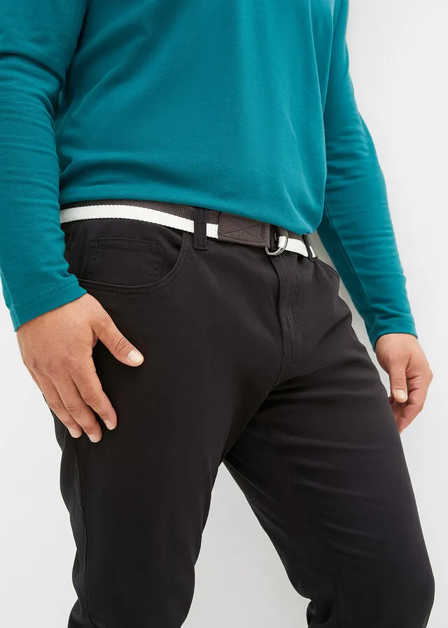 Pantalón elástico Negro