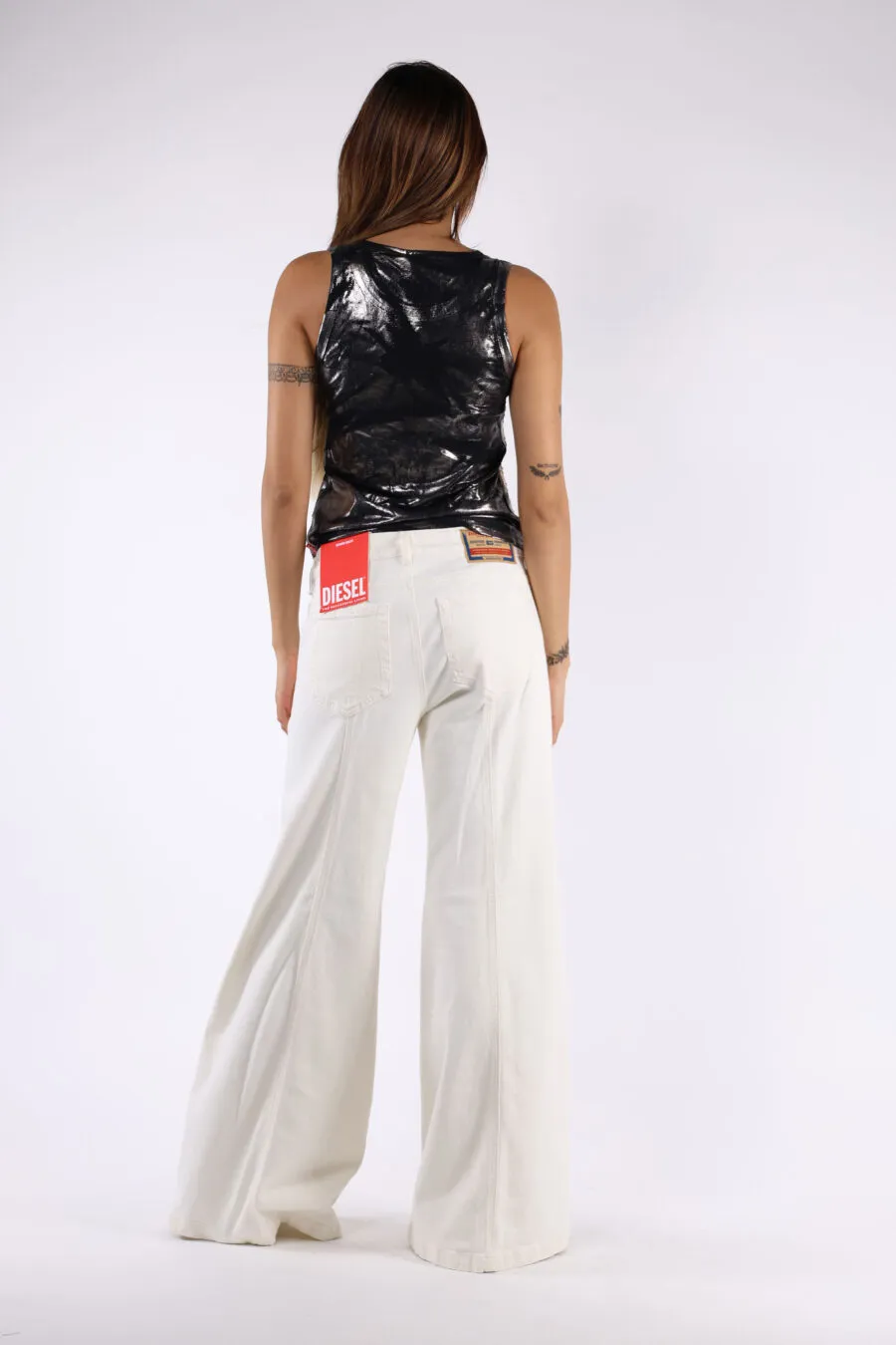PANTALóN VAQUERO BLANCO 