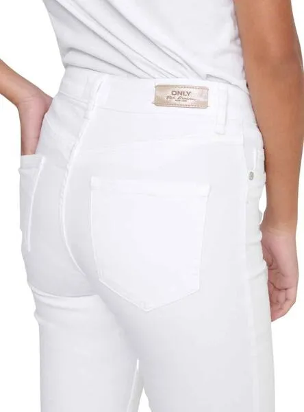 Pantalón Vaquero Only Blush Blanco Mujer