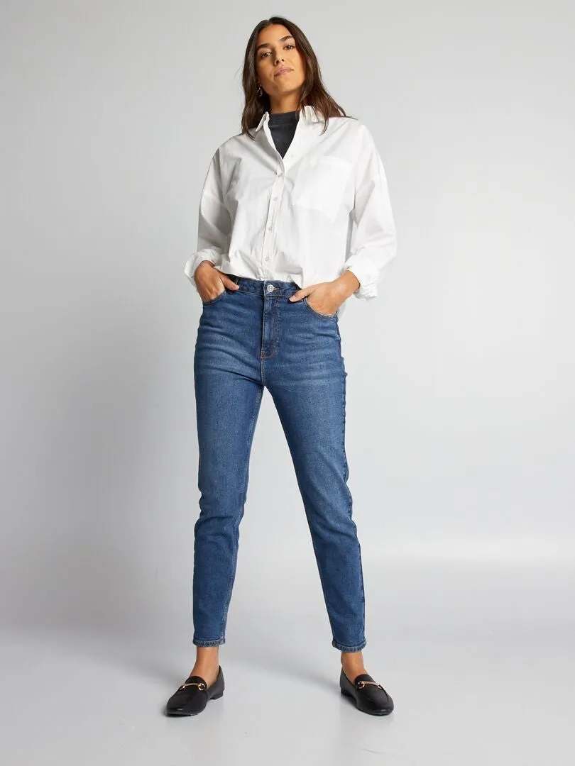 PANTALóN VAQUERO SLIM L30  AZUL