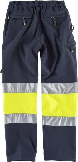 Pantalón Workshell combinado AV Marino Amarillo A.V.