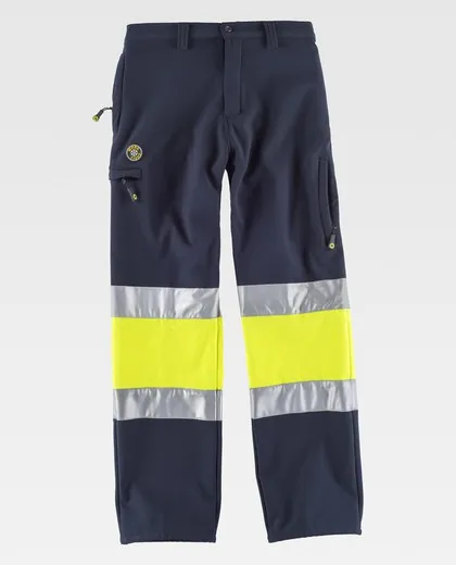 Pantalón Workshell combinado AV Marino Amarillo A.V.