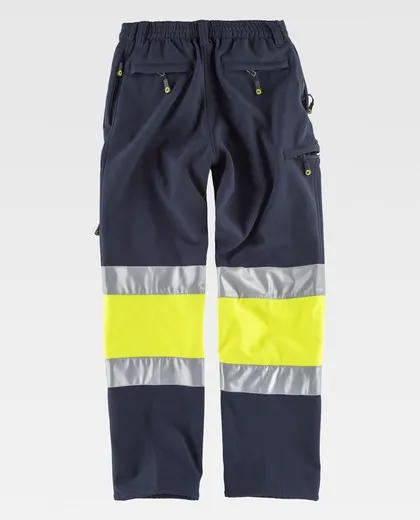 Pantalón Workshell combinado AV Marino Amarillo A.V.