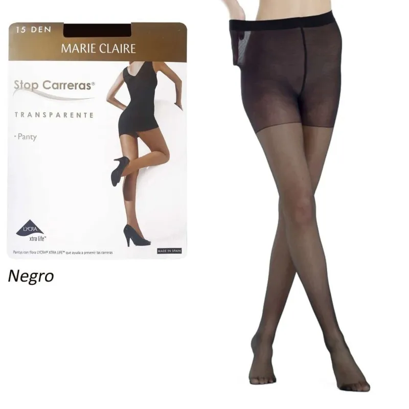Panty con lycra Marie Claire Stop Carreras 15 DEN