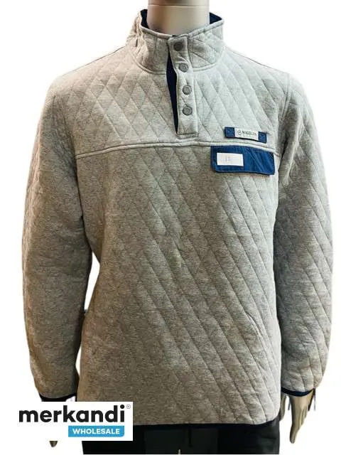 Paquete variado a granel de tops y chaquetas de lana para hombre con estilos y tamaños variados