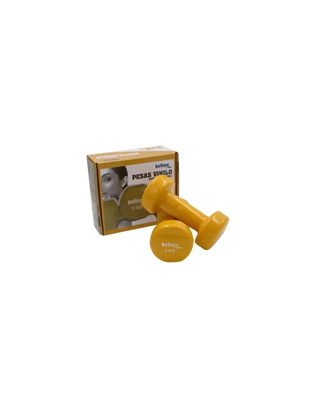 Par de Mancuernas Softee Vinilo 3kg