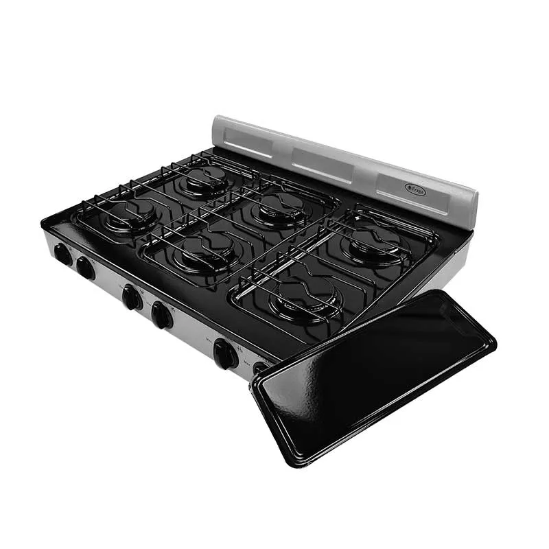 Parrilla de Gas Fraga P330 6 QUEMADORES NEGRO/GRIS