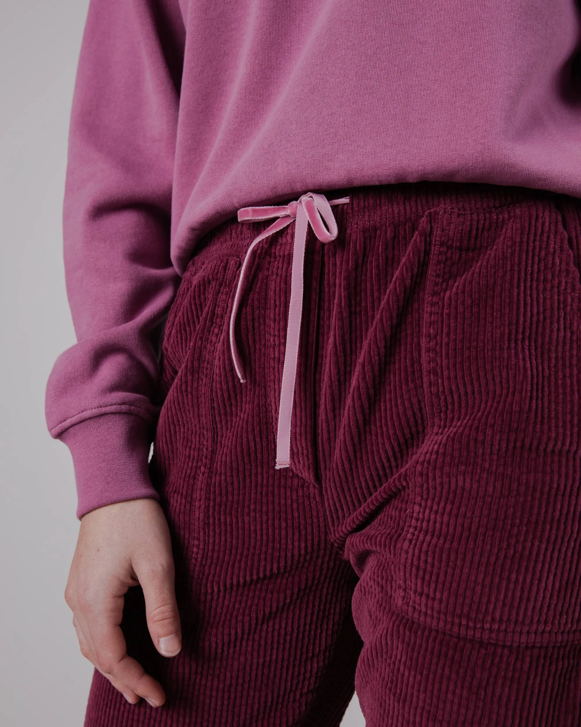 Patch Pocket Corduroy Pant Prune