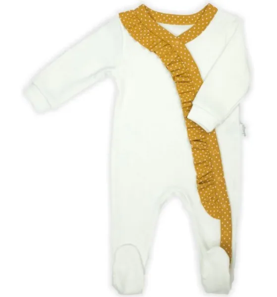 Pelele blanco bebé niña colección Michelle