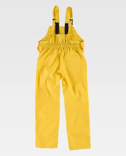 Peto de niño, media espalda cubierta Amarillo