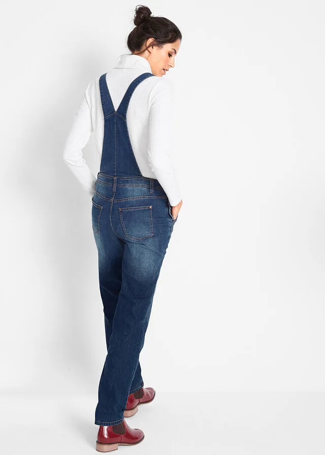 Peto vaquero, con corte cómodo Vaquero azul